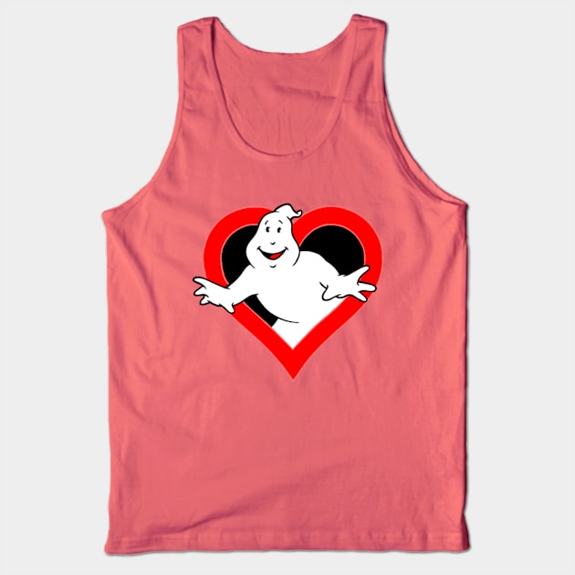 Ghostbusters Love Tank Top by Chaosblue
